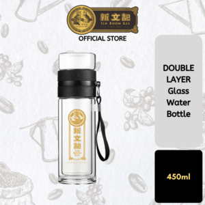 SBK Double Layer Glass Coffee - Tea Seperation Water Bottle 双层过滤玻璃管