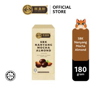 [ HALAL ] SBK Nanyang Mocha Almond｜Mocha Badam｜Almond Chocolate with Local Kopi Flavor｜180g