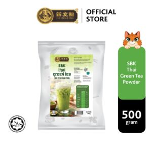 [ HALAL ] SBK Thai Green Tea Powder｜Premium Instant Thailand Green Milk Tea Mix｜Teh Hijau Thai｜500g