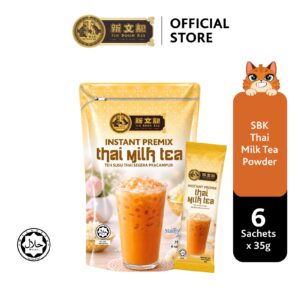 [ Instant Sachet ] SBK Premix Thai Milk Tea｜Premix Teh Susu Thai｜35g x 6 sticks｜HALAL