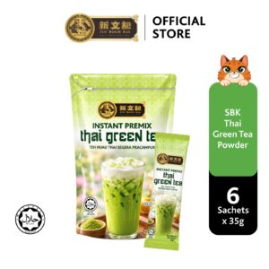 [ Instant Sachet ] SBK Premix Thai Green Tea｜Premix Teh Hijau Thai｜35g x 6 sticks｜HALAL